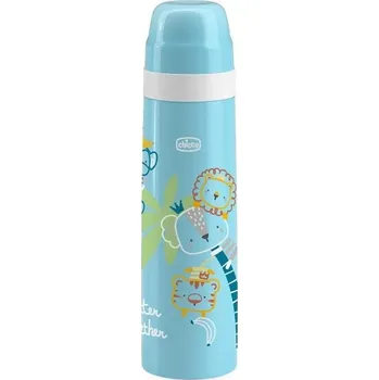 Termoska Chicco CHICCO Termoska modrá s obrázky 500 ml