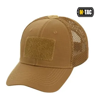 Kšiltovka Kšiltovka M-Tac Mesh Flex Ripstop Baseball Velcro - coyote, S/M