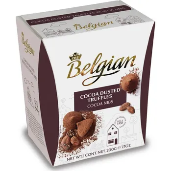 Bonboniéra Kakaové truffles s kakaovými boby [Belgian, 200 g]