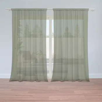 Záclona Sablio Záclony Vojenská zelená: 2ks 150x250cm