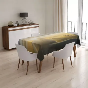 ubrus Sablio Ubrus Křídlo letadla nad mraky - 130x170 cm