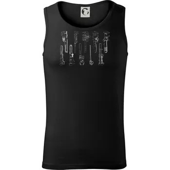 Pánské termoprádlo Instalatérské nářadí - Tílko pánské Core - L ( Černá )