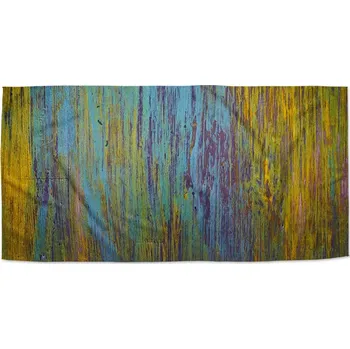 Osuška Sablio Ručník Dřevěná abstrakce - 50x100 cm