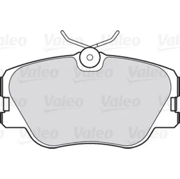 Brzdová destička Sada brzdových destiček, kotoučová brzda VALEO 301315