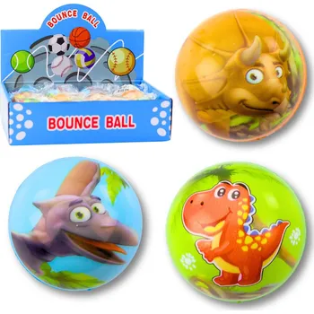 Dětský míč LEAN Toys Pěnový Skákací Míček Dinosauři 6,5 cm