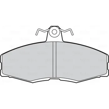 Brzdová destička Sada brzdových destiček, kotoučová brzda VALEO 301217