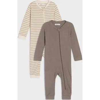Chlapecké tričko Sinsay - Sada 2 kusů bavlněných overalů - krémová - 647EM-01X - 647EM-01X-86