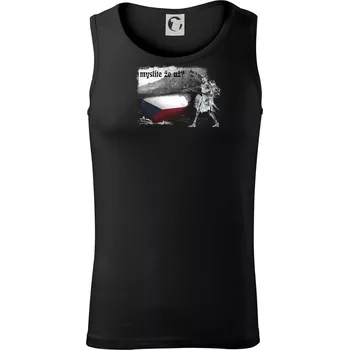 Pánské termoprádlo Blaničtí rytíři - myslíte že už - Tílko pánské Core - 2XL ( Černá )