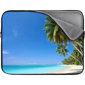 pouzdro na notebook Sablio Obal na notebook Palmová pláž - 17"