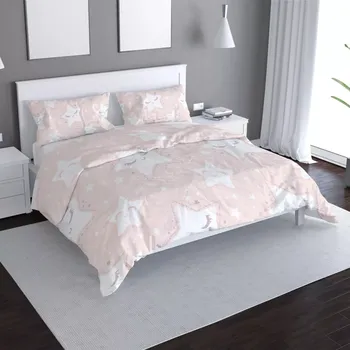 Povlečení Sablio Povlečení Spící hvězdičky - 140x220 / 90x70