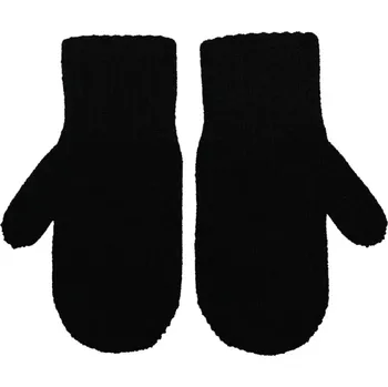 Pánské ponožky Dětské zimní merino rukavice palčáky Černá S