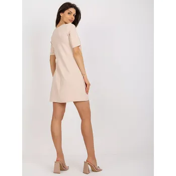 Dámské šaty LK SK 506735 šaty.82 béžová 36