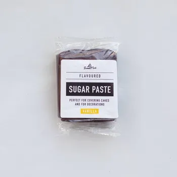 SweetArt potahovací a modelovací hmota vanilková Burgundy (250 g)