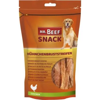 Pamlsek pro psa Pamlsky pro psy Mr. Beef stripsy z kuřecích prsou