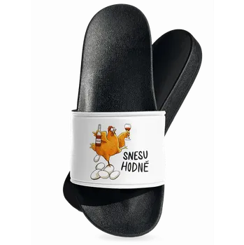 Pánské pantofle Bastard Snesu hodně pantofle White