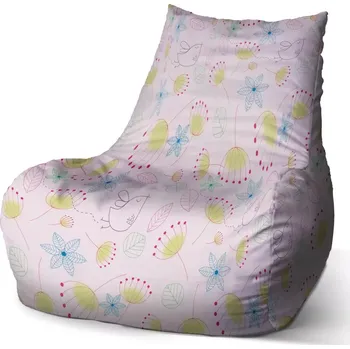 Sedací pytel Sablio Sedací vak Bean Barevné obrázky - 100 x 90 x 45 cm