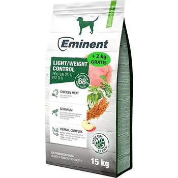 Krmivo pro psa Eminent Dog Light & Weight Control High Premium 15+2 kg ZDARMA + Doprava zdarma