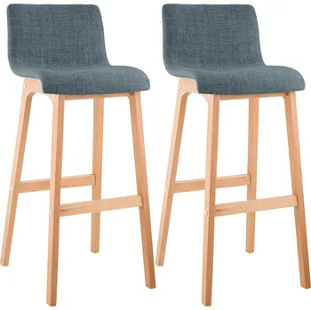 Barová židle LRCZ Sada 2 barových židlí Hover fabric Natura Barva: černá