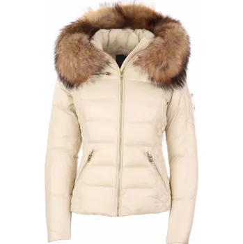 ROCKANDBLUE RITA 63 cm – Krátká péřová bunda s velmi úzkým střihem z lehce lesklého materiálu 38