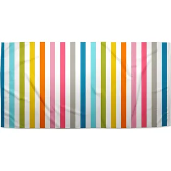 Osuška Sablio Ručník Barevné proužky - 50x100 cm