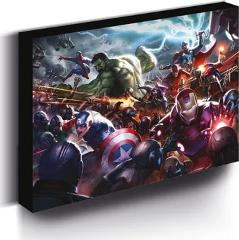Obraz LED svítící Marvel, 30x40 cm