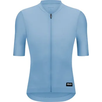 cyklistický dres SANTINI Cyklistický dres s krátkým rukávem - RTR - světle modrá