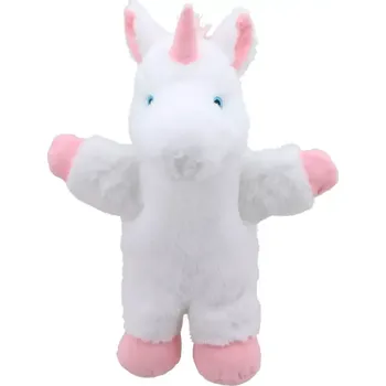 maňásek Maňásek na ruku - "chodící" maňásek - Jednorožec (eco friendly maňášek 32 cm)