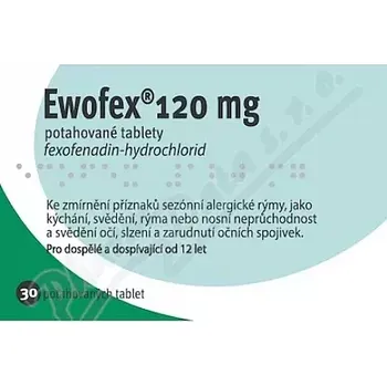 Lék na alergii Ewofex 120mg tbl.flm.30