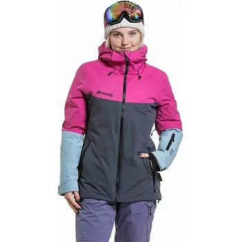 Dámská bunda MEATFLY KIRSTEN GRAY DARK/PINK XS