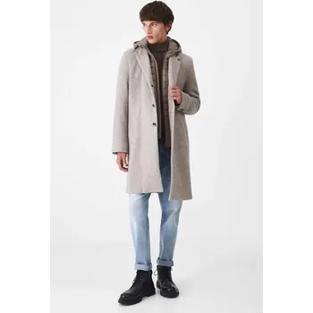 Dámský kabát Kabát s příměsí vlny Medicine RW24.KPM504 béžová 08M, vel. XL