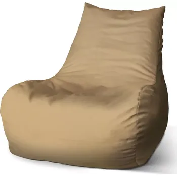 Sedací pytel Sablio Sedací vak Bean Béžová - 60 x 70 x 70 cm