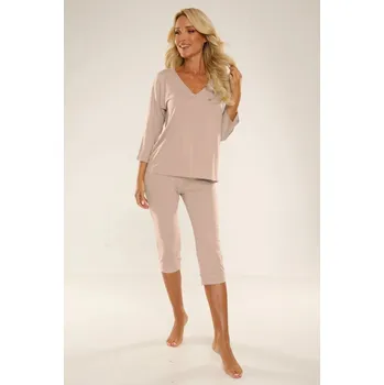 Dámské pyžamo Viskózové pyžamo pro ženy FREYA od De Lafense, hrách XL i170_32926807250422300