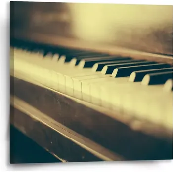 Obraz Sablio Obraz Klávesy klavíru - 50x50 cm