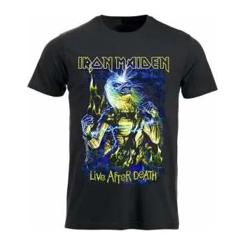 Pánská móda Merch Iron Maiden: Tričko Live After Death L 2022