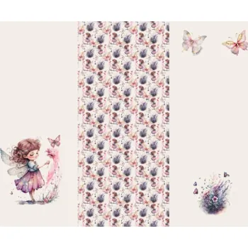 Panel na fusak z nepromokavého polyesteru 155x120 lesní víla