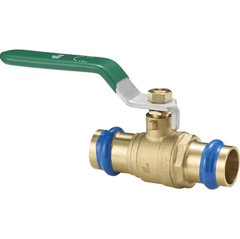 Ventil Kulový kohout (ventil) lisovací s pákou s koncovkami pro lisování, PRESS - 15 1800