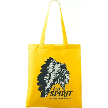 Indián hlava - Taška bavlněná - 42 x 38 cm ( Žlutá )