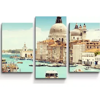 Obraz Sablio Obraz - 3-dílný Bazilika svatého Marka - 75x50 cm
