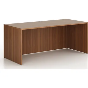 Psací stůl B2B Partner Kancelářský psací stůl FRAME, 180x80 cm, ořech