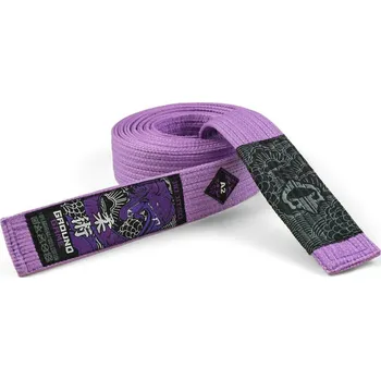 Pásek na kimono Pásek BJJ Ground Game PREMIUM - FIALOVÝ (světlý) Velikost: A3 - 300cm