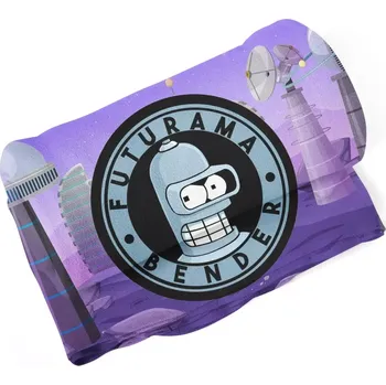 deka Sablio Deka Futurama Bender Planeta s vysílači - 150x120 cm