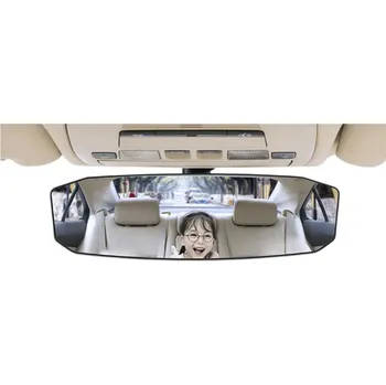 Zpětné zrcátko rozšířené 244 × 90 mm Přídavné vnitřní zrcadlo s oblou plochou 1300R Širší zorné pole a lepší přehled o dění za vozidlem