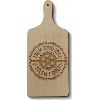 Kuchyňské prkénko Sablio Prkénko Jsem cyklista tělem i duší