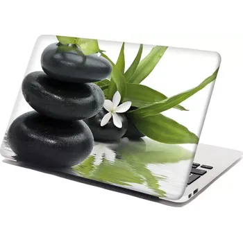 samolepka Sablio Samolepka na notebook Květ s kameny - 29x20 cm