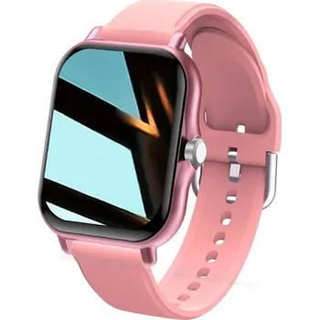 Chytré hodinky Chytré hodinky s gumovým páskem sledování kroků vzdálenosti kalorií aktivity měření tepu kyslíku spánku krevního tlaku moderní fitness hodinky pro zdravý životní styl růžová