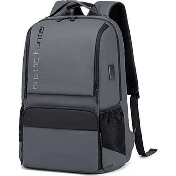 Městský batoh Arctic Hunter multifunkční batoh s USB Samsun Šedý 27L ARCTIC HUNTER B00532