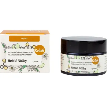 Kosmetika na nohy Hebké nožky (balzám na nohy) Kvitok - 30 ml + záruka na vrácení do 100 dnů