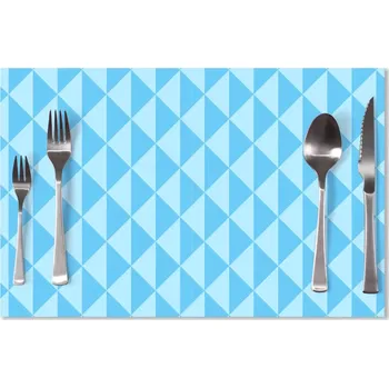 prostírání Sablio Prostírání Modré obrácené pyramidy: 40x30cm