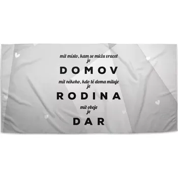Osuška Sablio Ručník Domov 5 - 50x100 cm