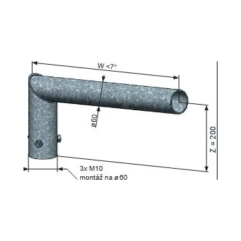 Kooperativa Výložník SK 1-1000/ Z lomený